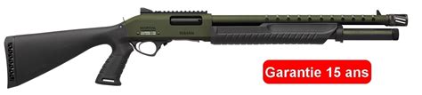 Fusil à Pompe Fabarm Sdass Martial Od Green 46 Cm Cal1276 Rayon