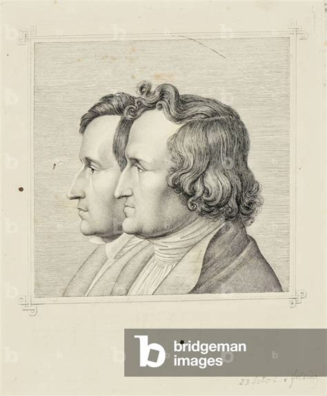 Image Of Portrait Of The Brothers Grimm Jacob And Wilhelm 1843