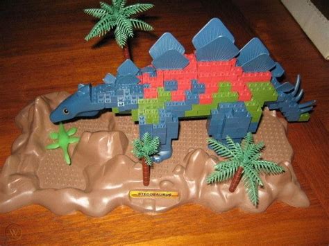 Stegosaurus Dinosaur (9712) Mega Bloks Dinoblocks Building Set vintage ...