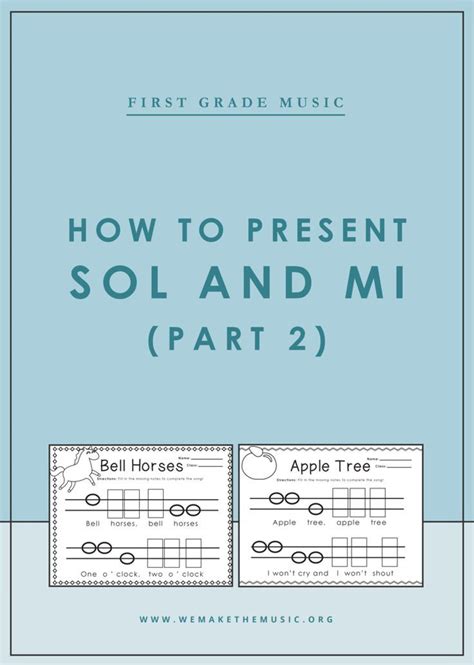 Presenting Sol And Mi Part 2 — Victoria Boler Elementary Music