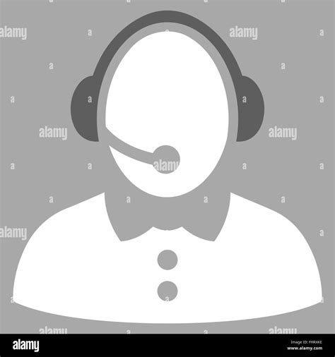 Call Center Woman Vector Icon Stock Photo Alamy