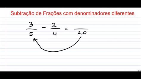 Subtra O De Fra Es Denominadores Diferentes Youtube