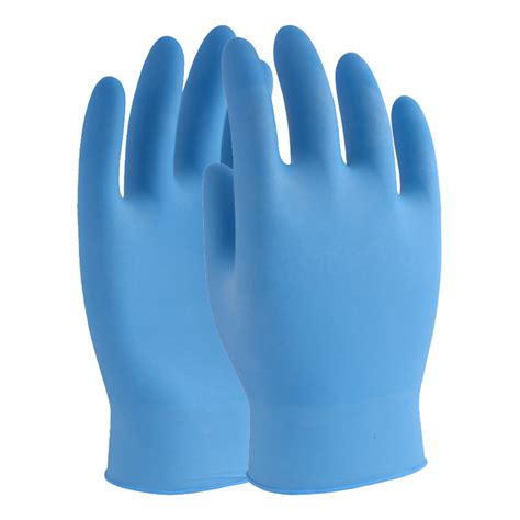 Blue Nitrile Disposable Gloves Protexmart