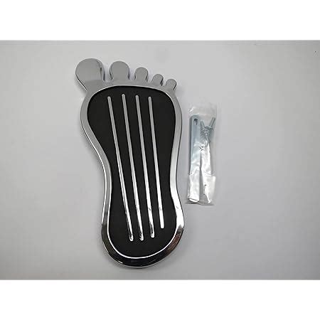 Amazon Motornets Universal Barefoot Chrome Gas Throttle Pedal