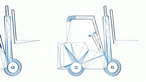 Rotation Of 3d Forklifttruckvehicleliftstoragetransportation