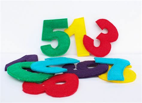 Felt Numbers Felt Numbers Learn Basic Math Toddler Learning Activities