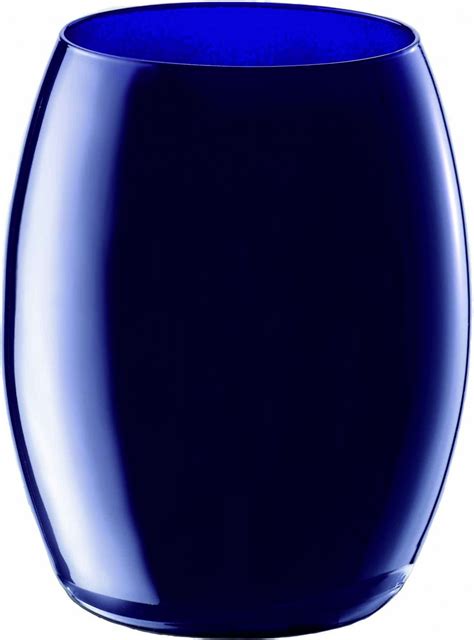 Vaso Giona Elip De Color Azul 35cl