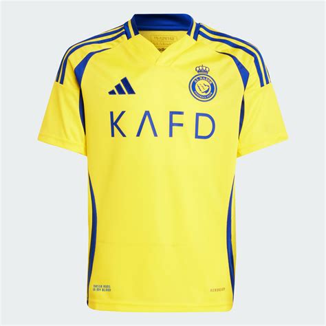 adidas Al Nassr FC 24/25 Ronaldo Home Jersey Kids - Yellow | adidas UAE