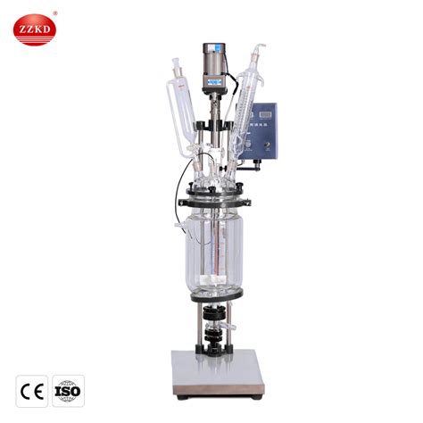 Laboratory High Borosilicate Pyrex Glass Chemical Jacketed Glass