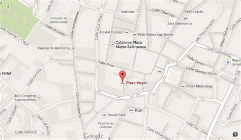 Map of Plaza Mayor