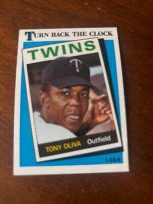 1989 Topps Turn Back The Clock 665 Tony Oliva EBay