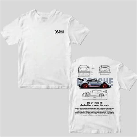 Jual COD Cars And Clo Regular Fit White Porsche 911 GT3 RS Gray