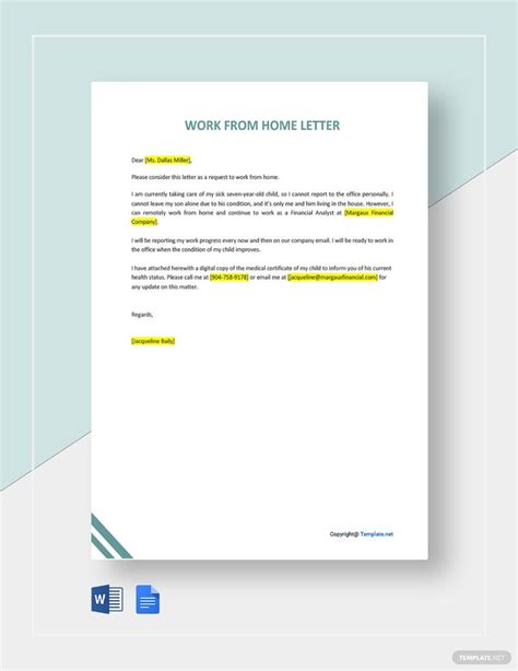 Sick Leave Letter Templates Pdf Word Off