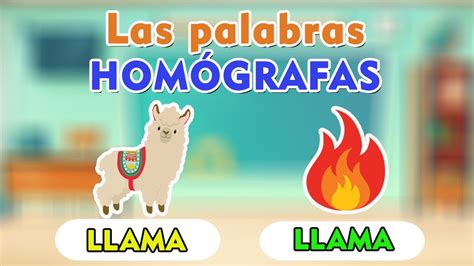 Las Palabras Hom Grafas I Ejemplos De Palabras Hom Grafas I F Cil Y