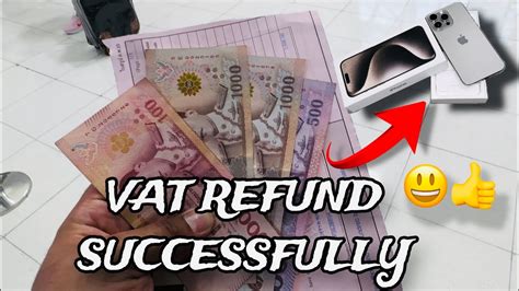 How To Get Vat Refund On Iphone Or Other Items At Bangkok Thailand