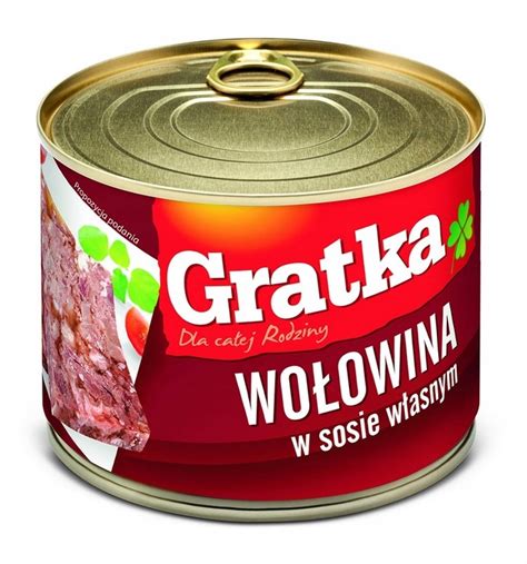 Wołowina w Sosie Własnym 525g Gratka 13633594626 Allegro pl