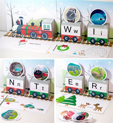 Alphabet Train Educational Play Creative Play Kids Room Decor Learn Letters, Sounds, Spelling ...