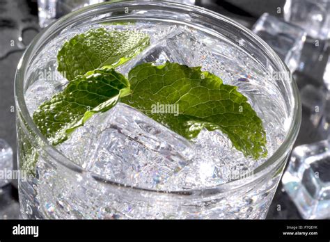 minty cool drink Stock Photo - Alamy