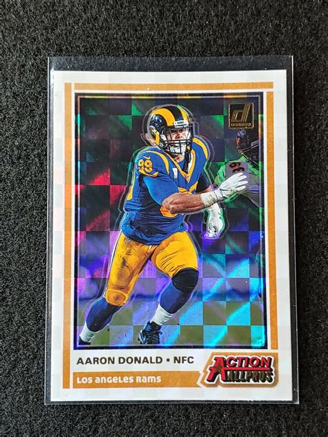 2020 Panini Donruss Aaron Donald Action All Pros REFRACTOR Rams AAP AD