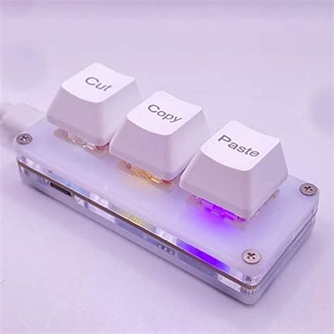 Ikkegol Mini Usb Type C Wired 3 Key Mechanical Keypad 9