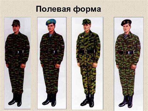 Воинские звания и знаки различия Российских Вооруженных Сил