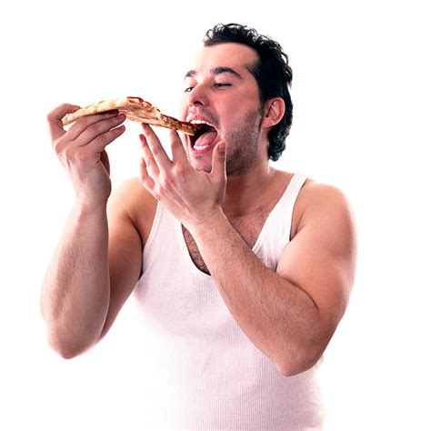 Royalty Free Fat Guy Eating Pizza Pictures, Images and Stock Photos - iStock