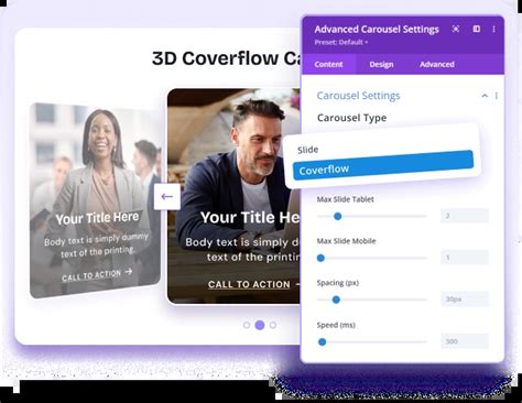 Advanced Divi Carousel Module Diviflash