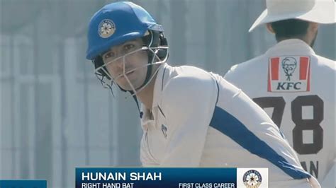 Naseem Shah Brother Hunain Shah Batting In Batting In Pakistan Domestic