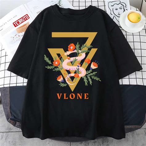 Flowers And Snake Vlone Unisex T Shirt Teeruto