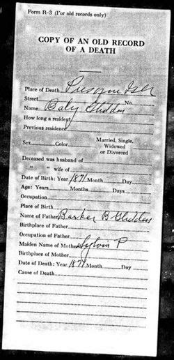 Baby Glidden 1871 1871 Find A Grave Memorial