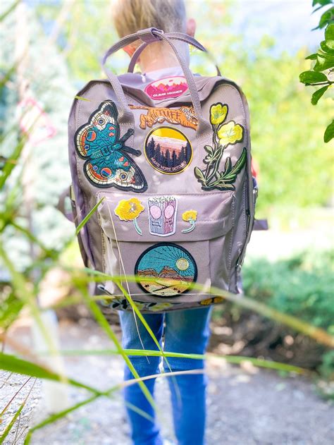 DIY Cute Backpack With Patches for Your Kiddos First Day of School ...