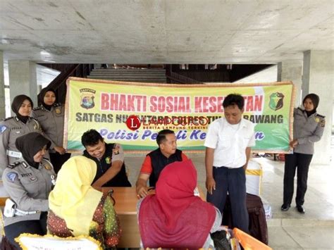 Maulid Nabi Polres Tulangbawang Gelar Bhakti Kesehatan Tan