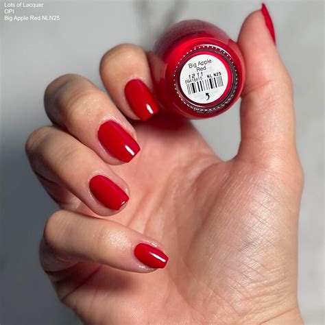 Opi Big Apple Red Vs Cajun Shrimp Lots Of Lacquer