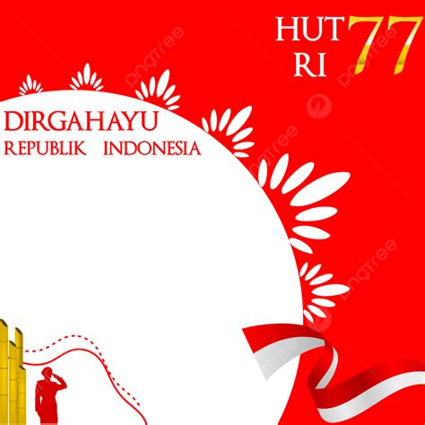 Hut Ri Vector Hd Images Twibbon Hut Ri Ke Indonesia Merdekasexiz Pix