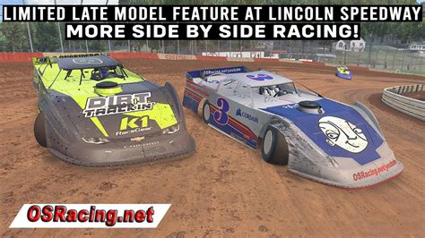 Official Limited Late Model Race Lincoln Speedway IRacing Dirt