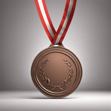 Baixe Medalha De Bronze S Mbolo De Conquista Mockups Creative Fabrica