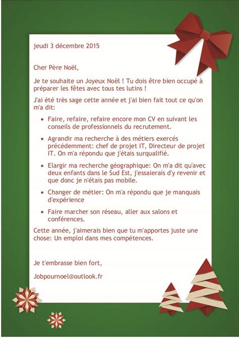 Lettre Du Pere Noel Pour Enfant 2023 Pere Noel 2023