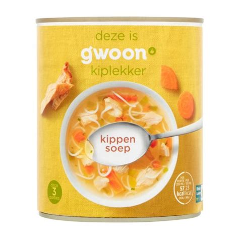 G Woon Kippensoep Blik 800 Ml Dutchfoodexpress