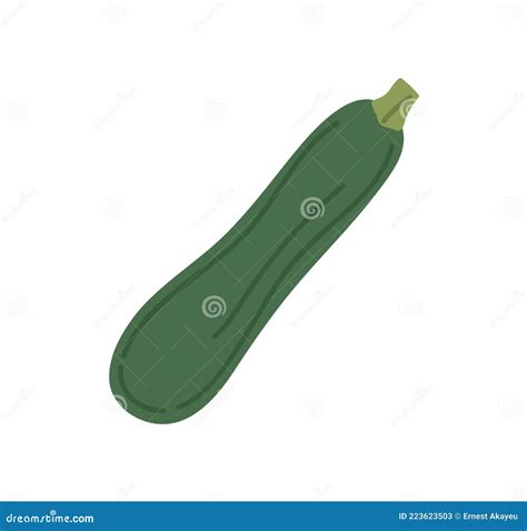 Courgette Icon In Different Style Vector Illustration. Two Colored And