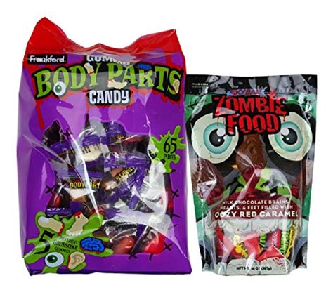 Halloween Candy Frankford Gummy Body Parts And Skybar Chocolate Zombie