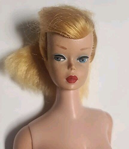 Vintage 1964 Blonde Swirl Ponytail Barbie Mattel Nude Ebay