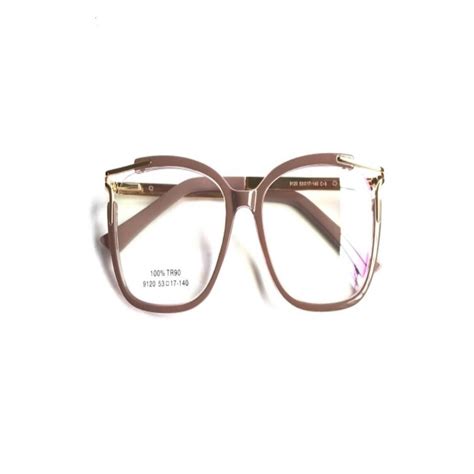 Armação Óculos De Grau Feminina Quadrado Palm Nude Submarino