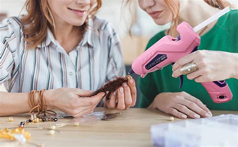 Amazon Cordless Hot Glue Gun BLEDS Cordless Glue Guns With 30 Glue Sticks Stand Up USB