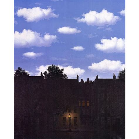 Rene Magritte L Empire Des Lumieres Surrealism Offset Lithograph