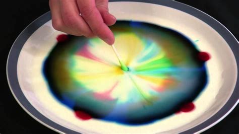 Food Coloring And Milk Experiment Shocking Science