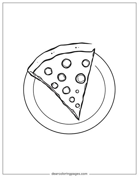 Pizza Coloring Pages 5