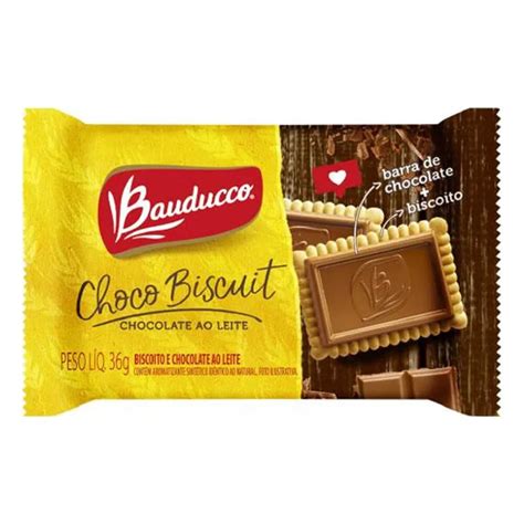 Choco Biscuit Bauducco Chocolate Ao Leite G