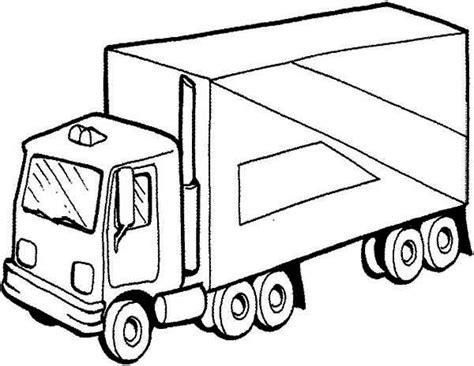 Mail Truck Coloring Page at GetDrawings | Free download