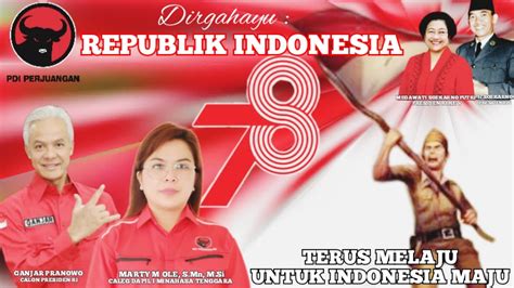 Marty Ole Caleg Dapil I Mengucapkan Dirgahayu RI Ke 78 Tahun Swara