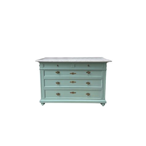 Bekijk Vintage Dressoir Commode Ladekast Met Marmeren Blad Op Reliving